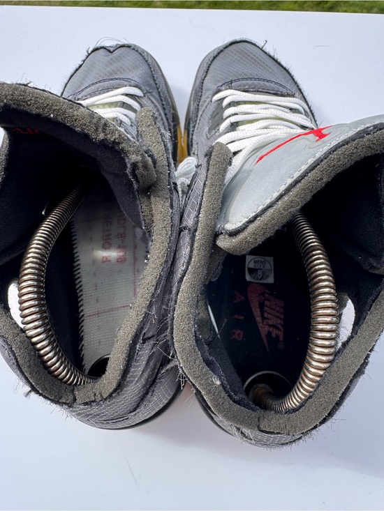 Nike Air Jordan 5 Retro Off-White Muslin
Custom Distressed Sneakers Men’s Size 8
